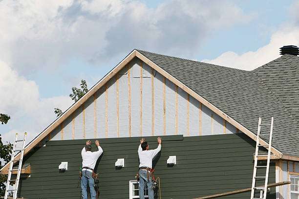 Professional Siding Installation technician working in Loganton, PA